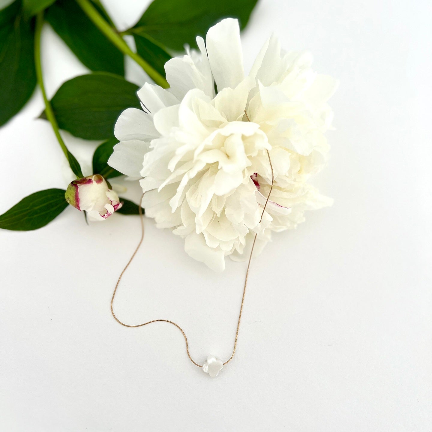 Lantisor argint Everglow - placat aur galben 18K
