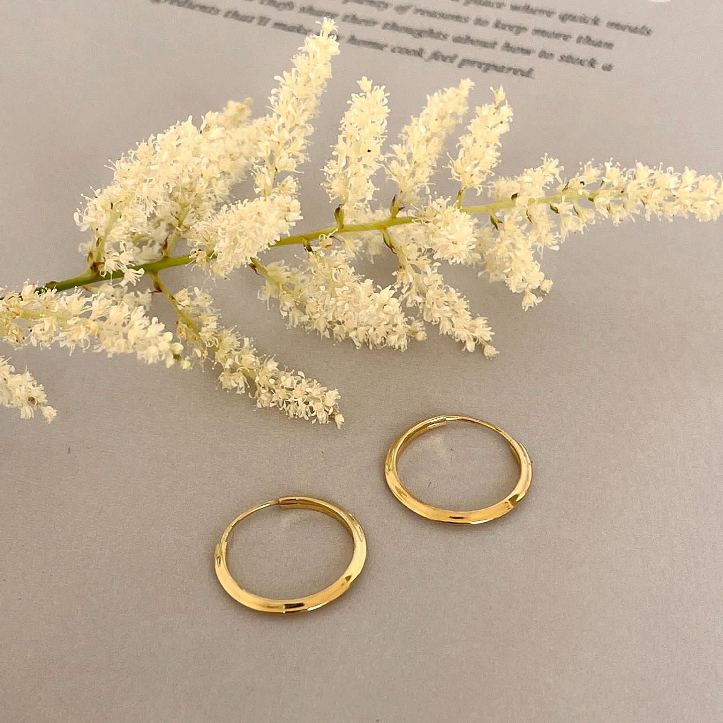Cercei creole aur Golden Hoops
