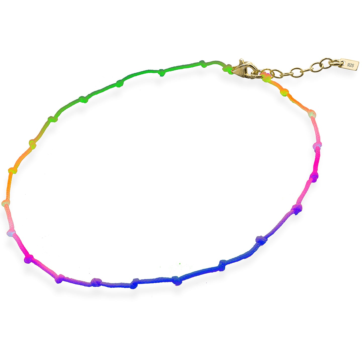 Bratara de picior argint Untold Vibes - placata aur galben 18K