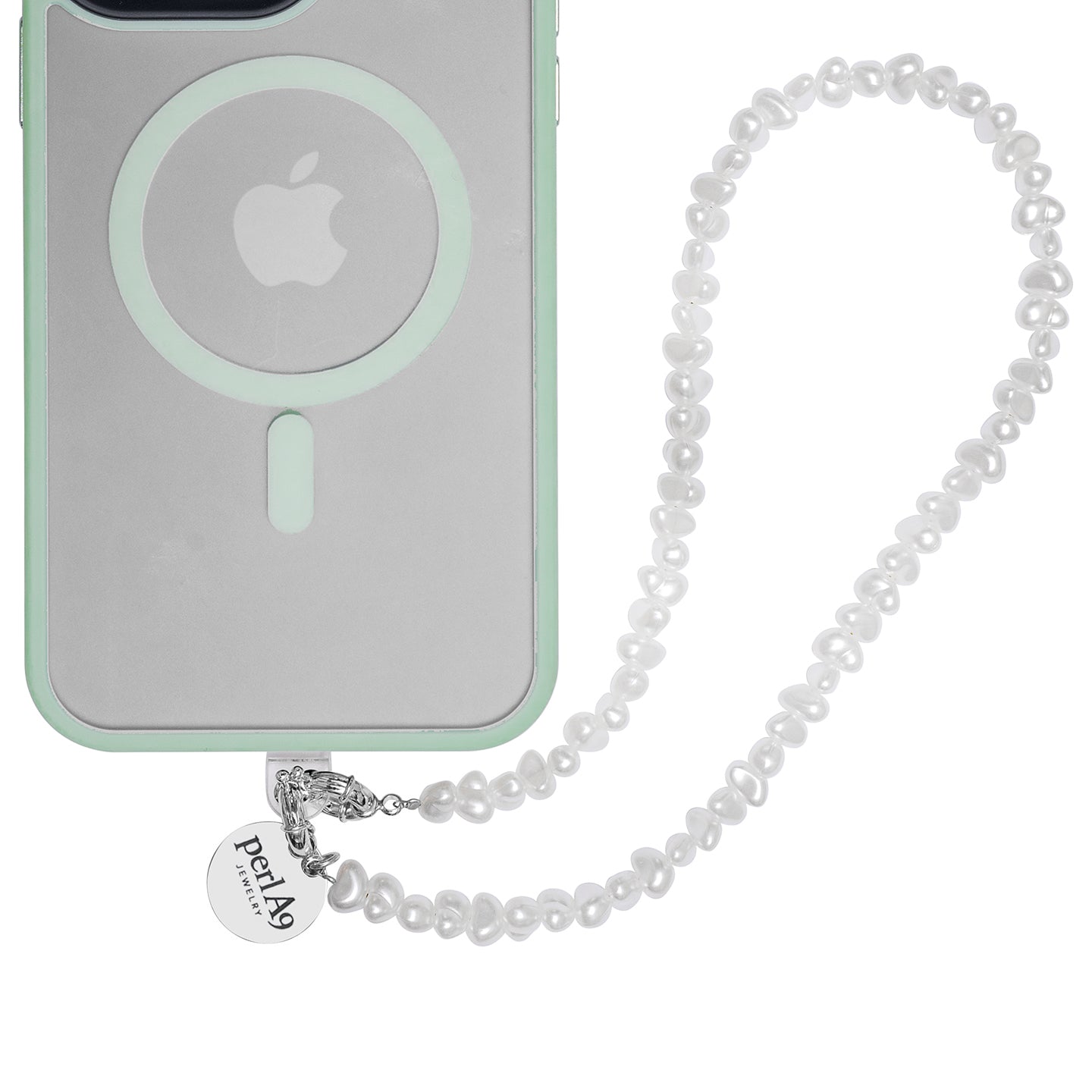 Perla9 Lant telefon / Colier / Curea THE TWIST accesoriu multifunctional din perle sintetice