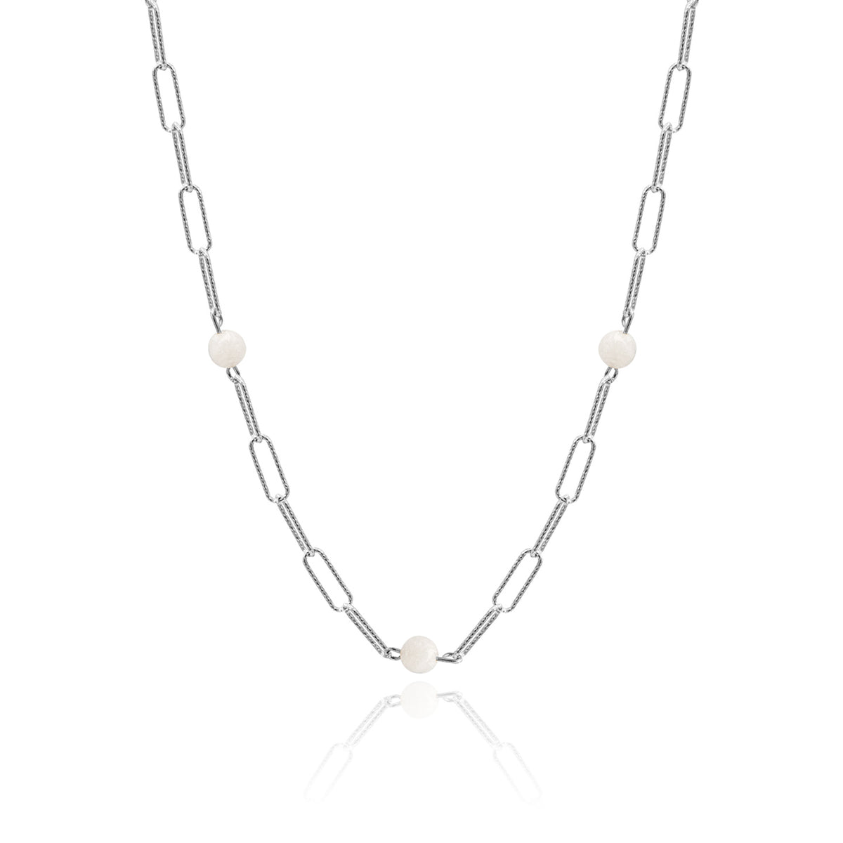 Lantisor argint cu pietre Moonlit Elegance