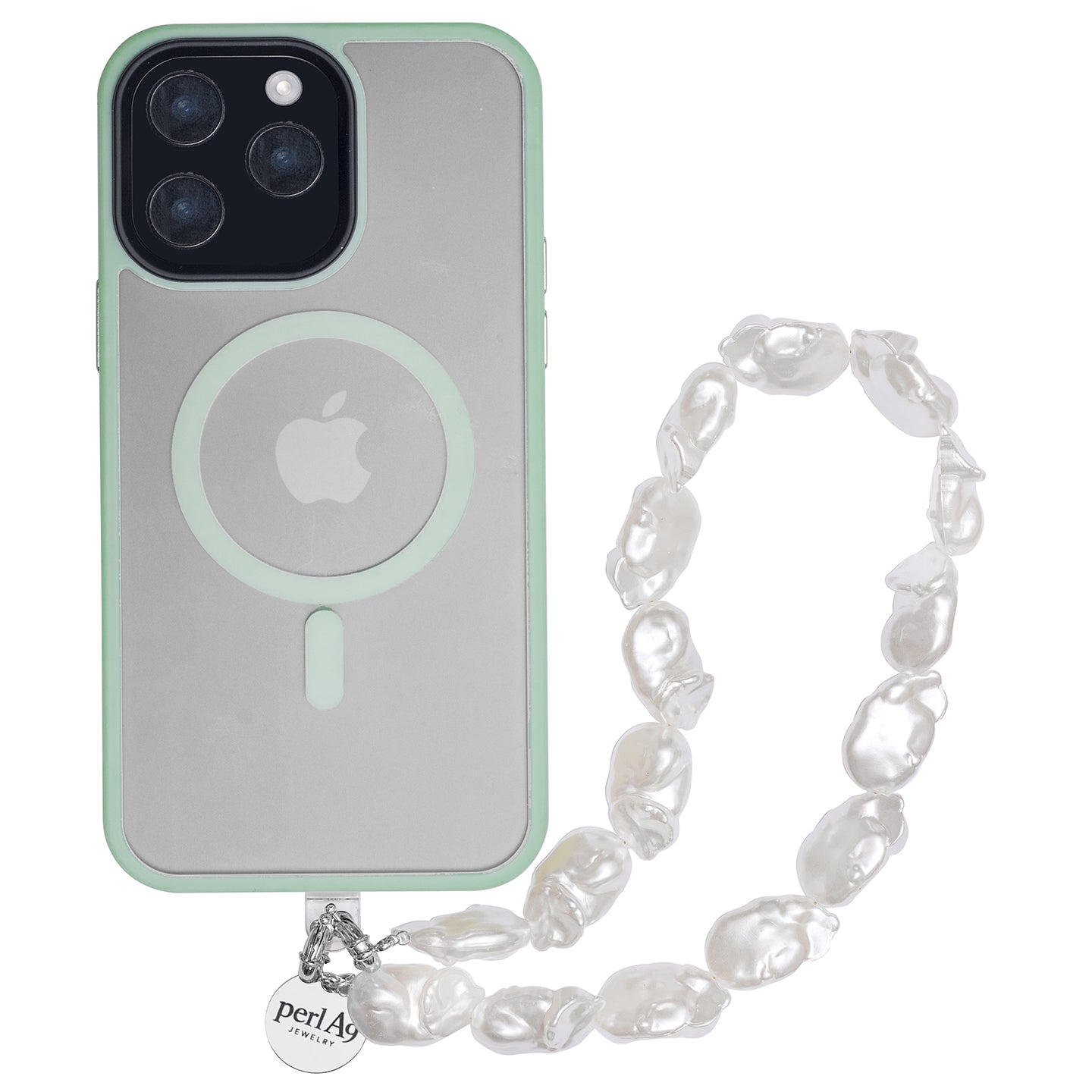Perla9 Lant telefon / Colier / Curea THE CHUNKY accesoriu multifunctional din perle sintetice