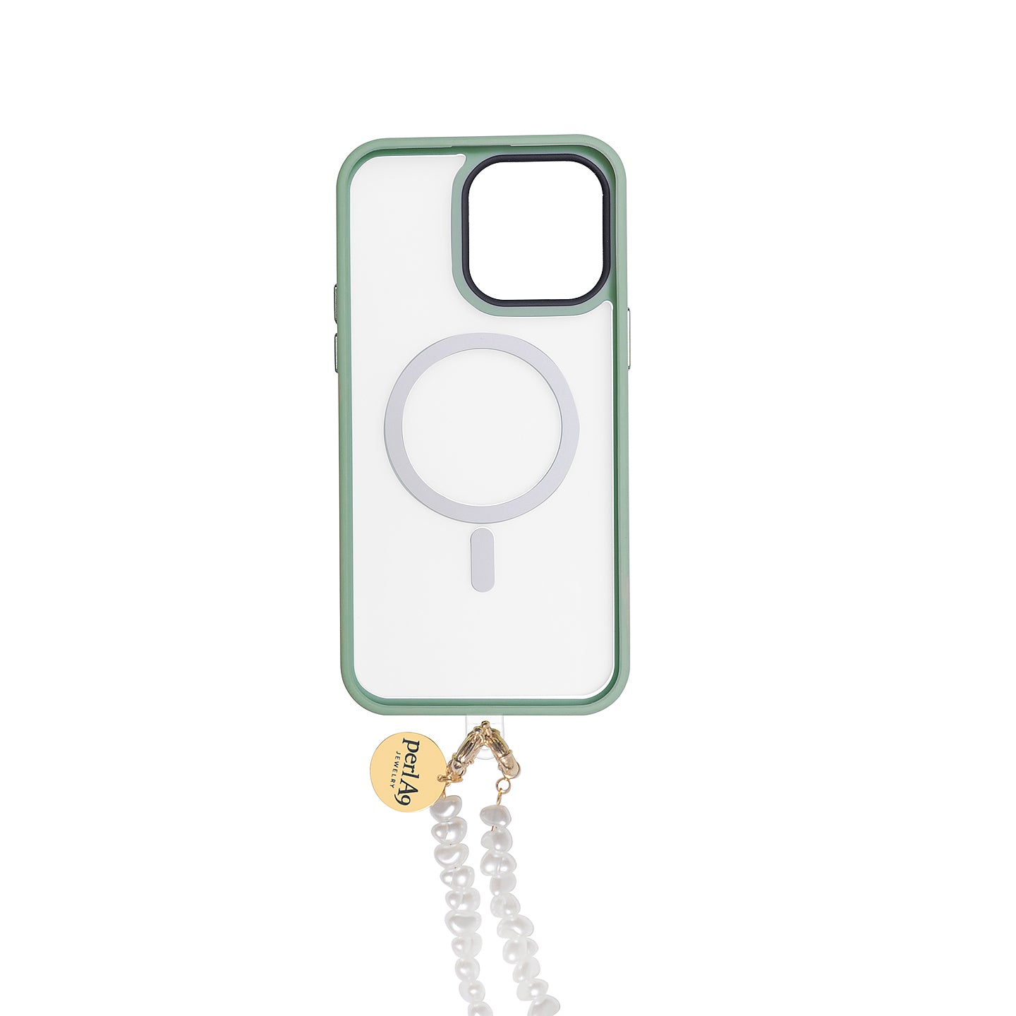 Perla9 Lant telefon / Colier / Curea THE TWIST accesoriu multifunctional din perle sintetice
