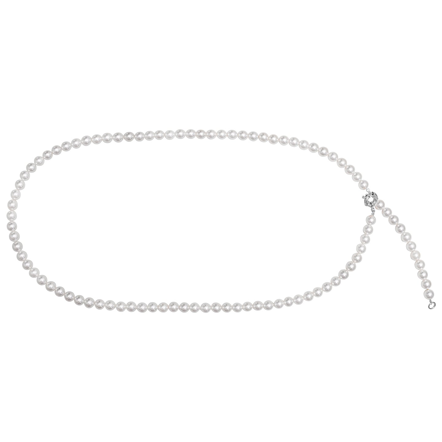 Perla9 Lant telefon / Colier / Curea THE CLASSY accesoriu multifunctional din perle scoica - placat cu aur galben
