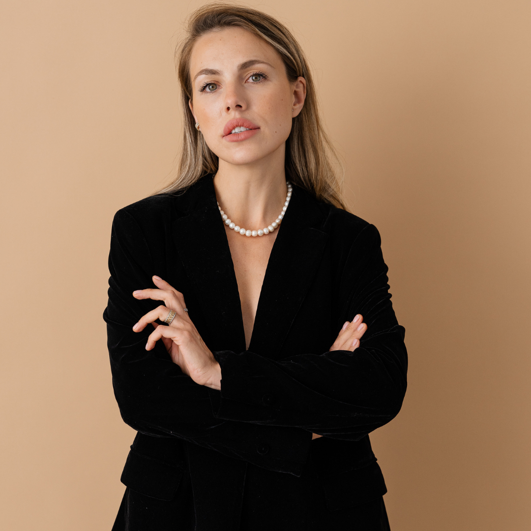 Perla9 Maner telefon / Colier THE NATURAL accesoriu multifunctional din perle de cultura - placat cu argint