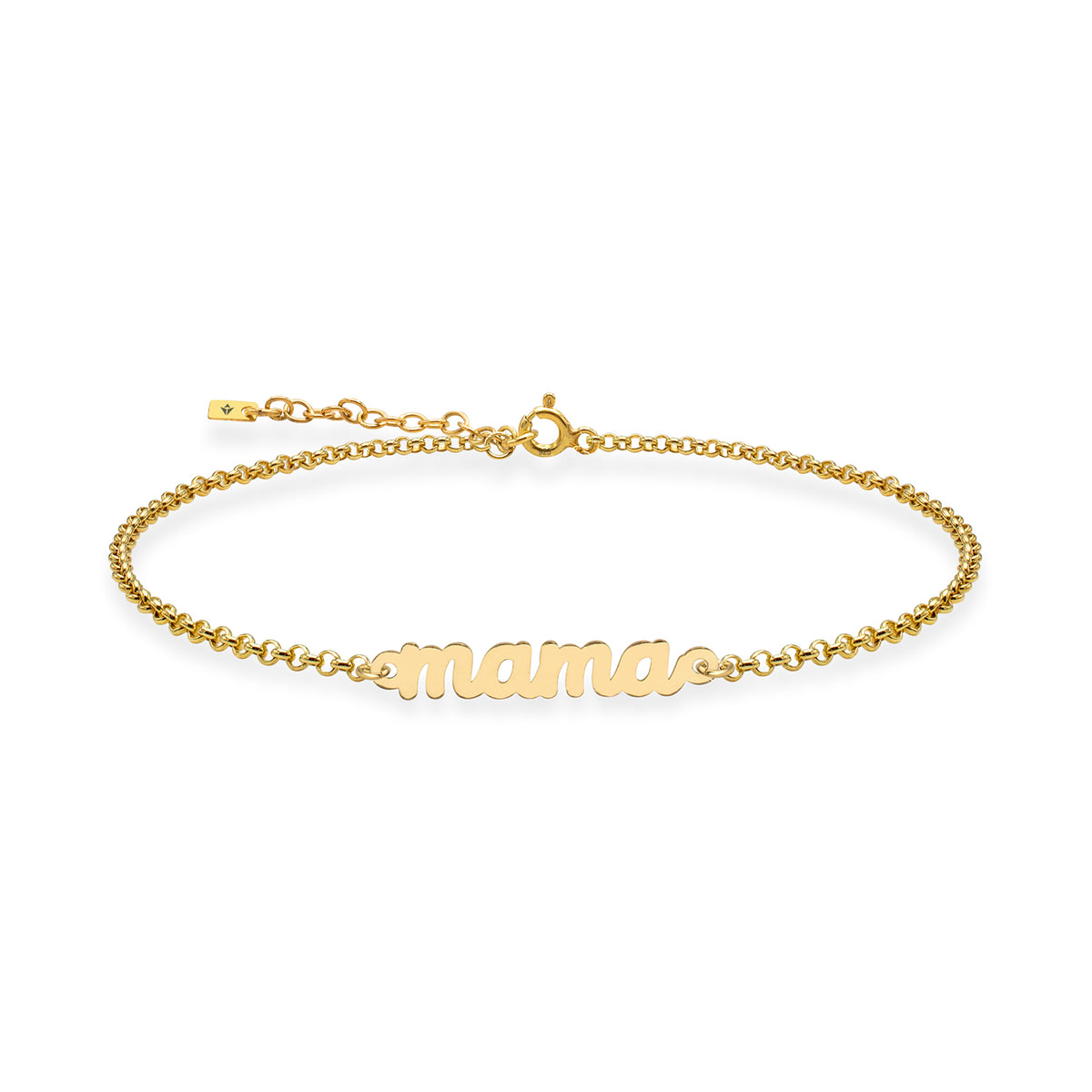 Bratara argint mama Eternal Bond - placata aur galben 18K