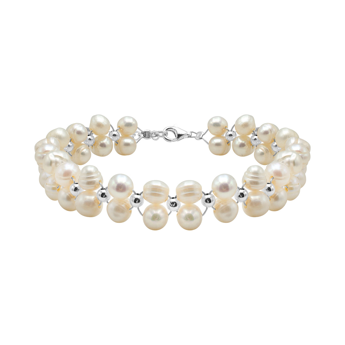 Bratara perle argint Bohemian Rhapsody