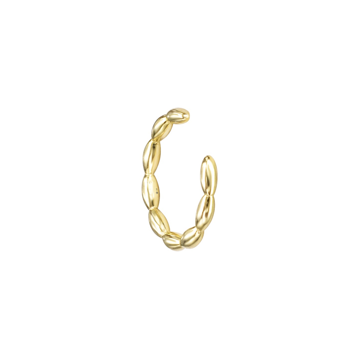 Cercel ear cuff argint Little Giant - placat aur galben 18K