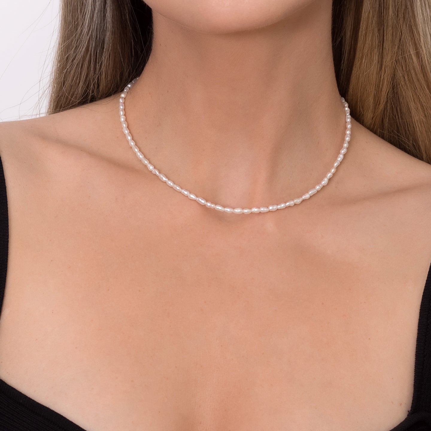 Colier perle argint Pearl Muse