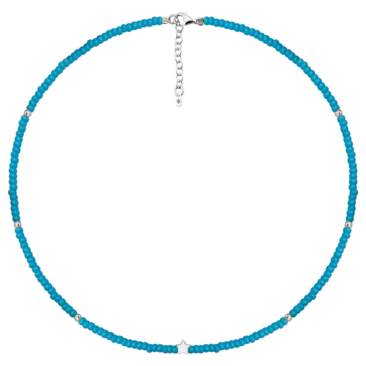 Colier argint cu stea Ocean Star