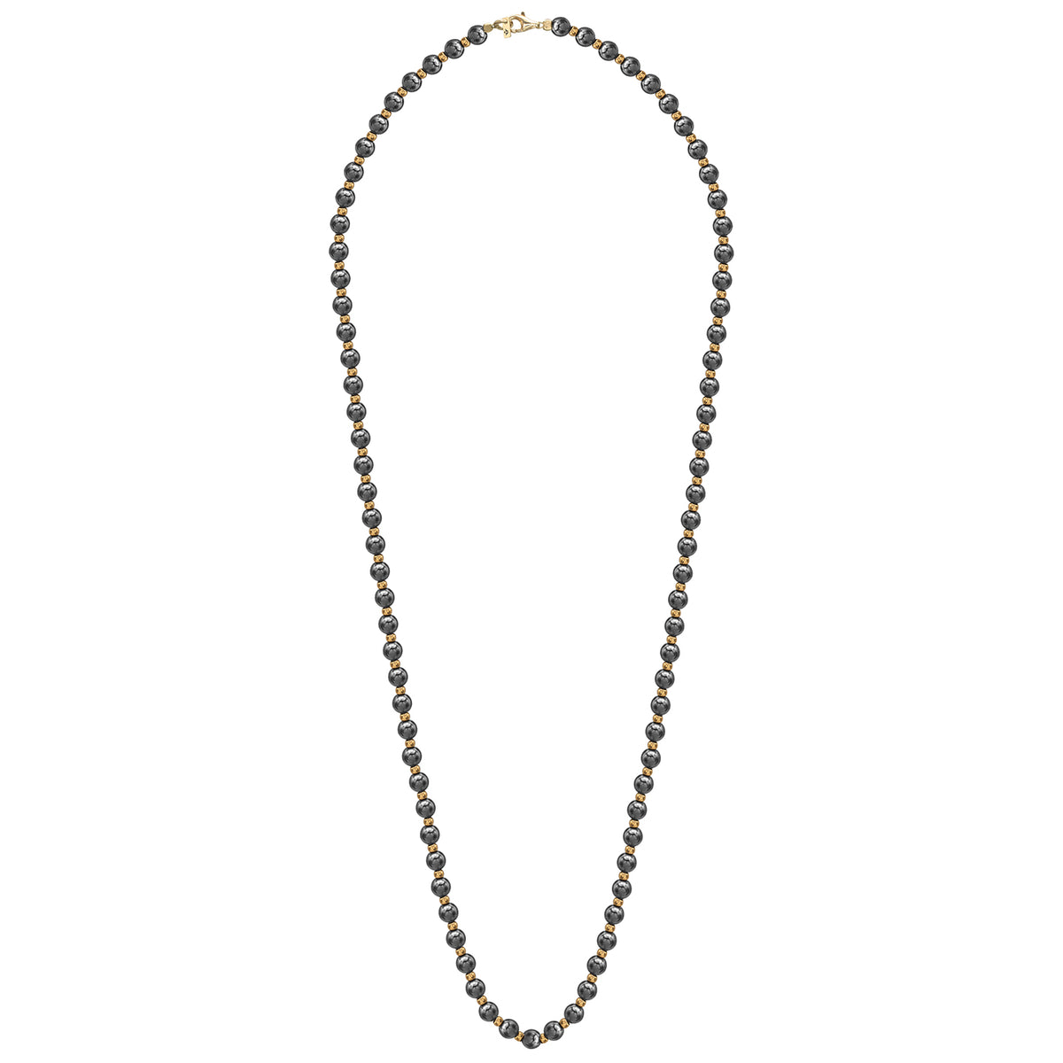 Colier barbatesc cu pietre argint Joe - placat aur galben 18K