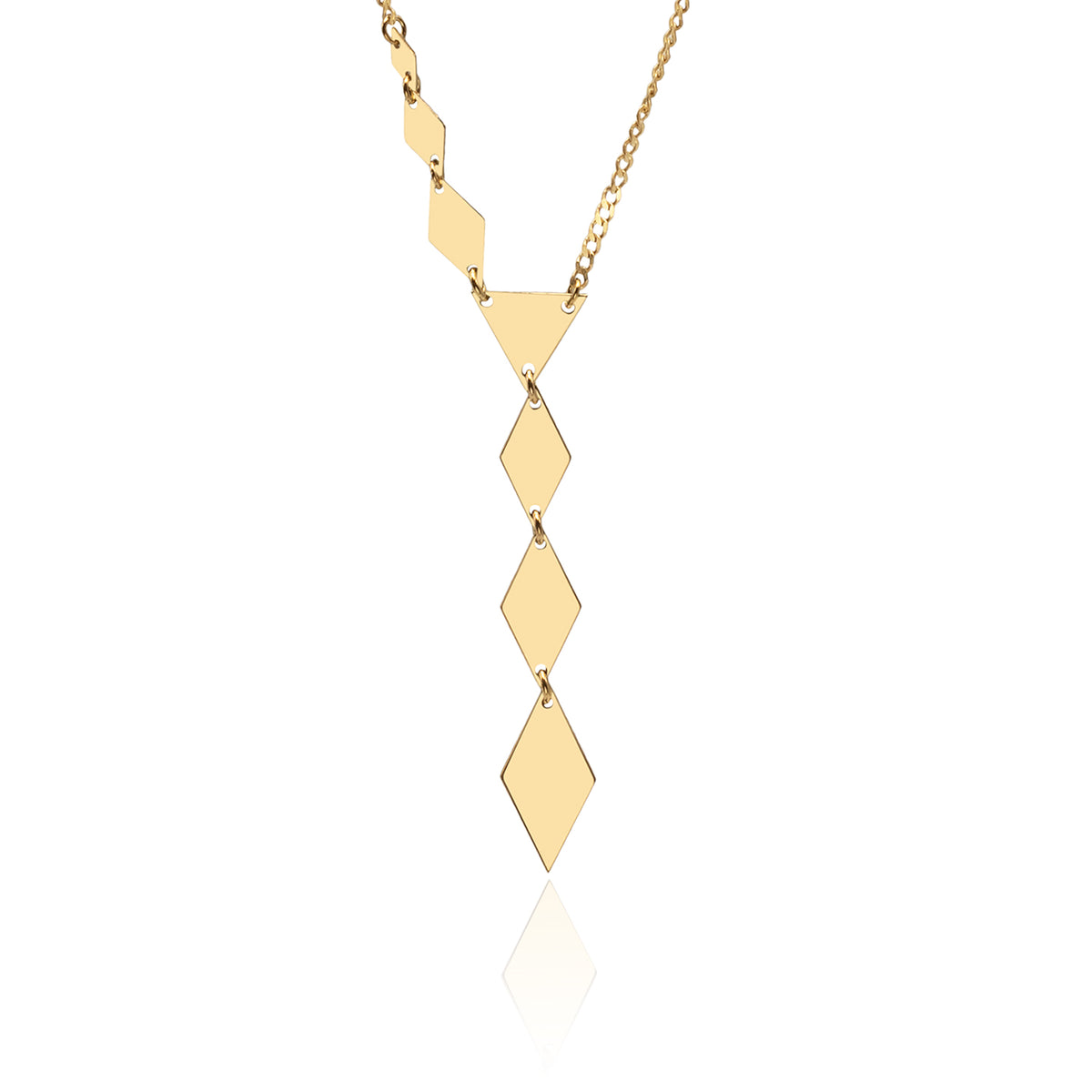 Lantisor argint Until I Found You - placat aur galben 18K