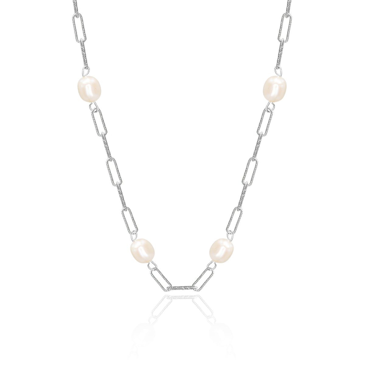 Lantisor argint cu perle Extasy