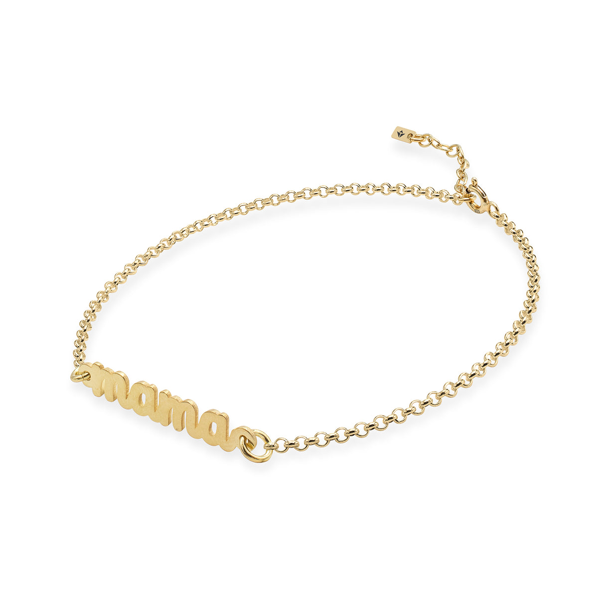 Bratara argint mama Eternal Bond - placata aur galben 18K