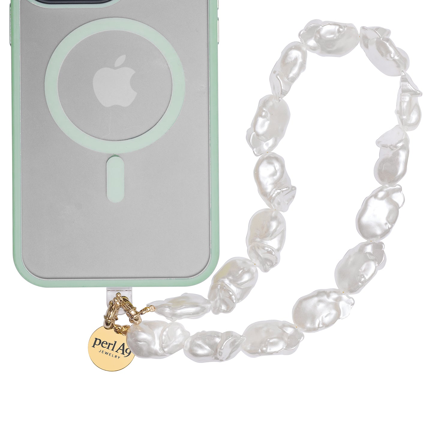 Perla9 Lant telefon / Colier / Curea THE CHUNKY accesoriu multifunctional din perle sintetice