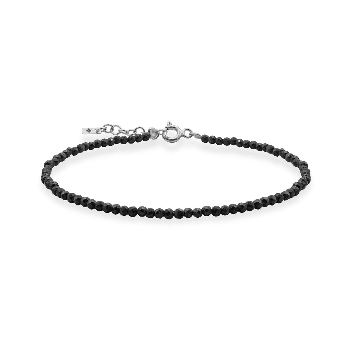 Bratara argint cu turmalina neagra, Nocturnal Sparkle