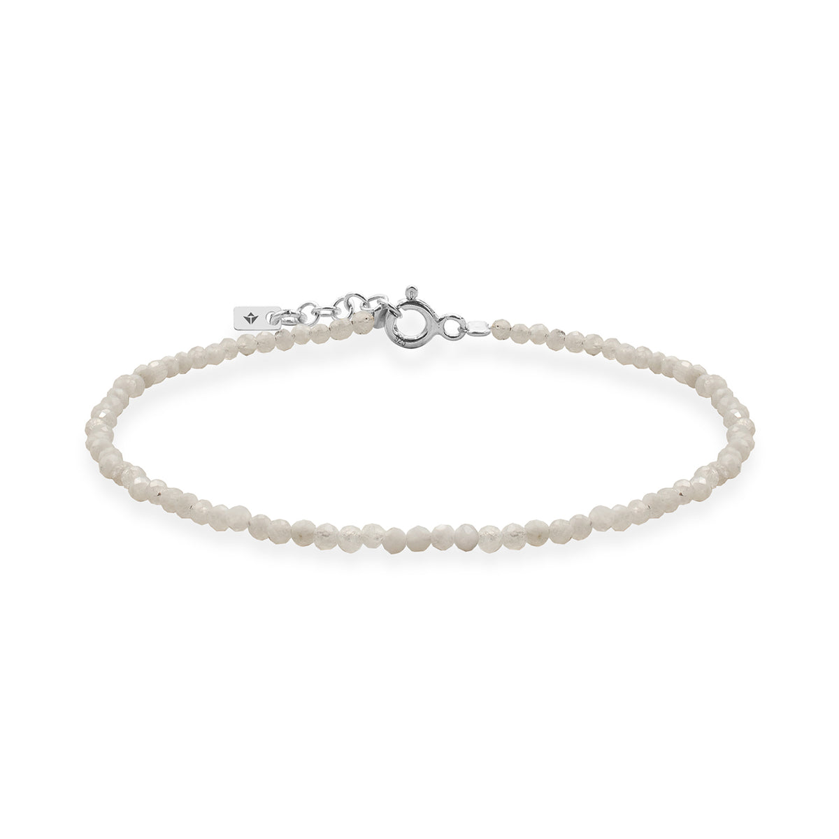 Bratara argint cu piatra lunii, Frosty Glamour