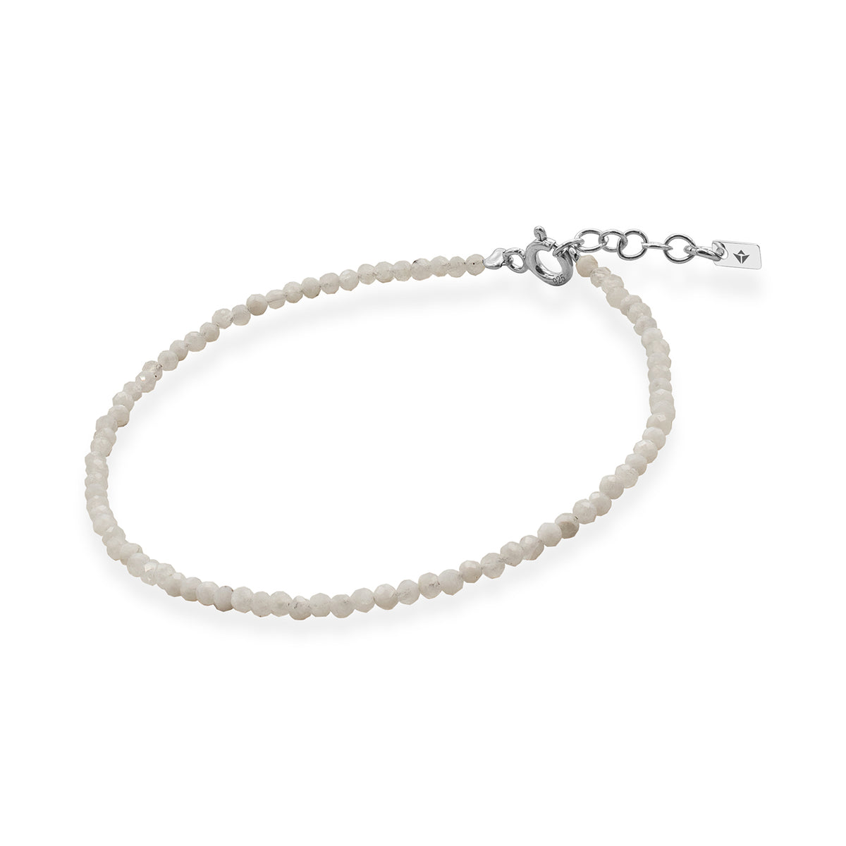 Bratara argint cu piatra lunii, Frosty Glamour