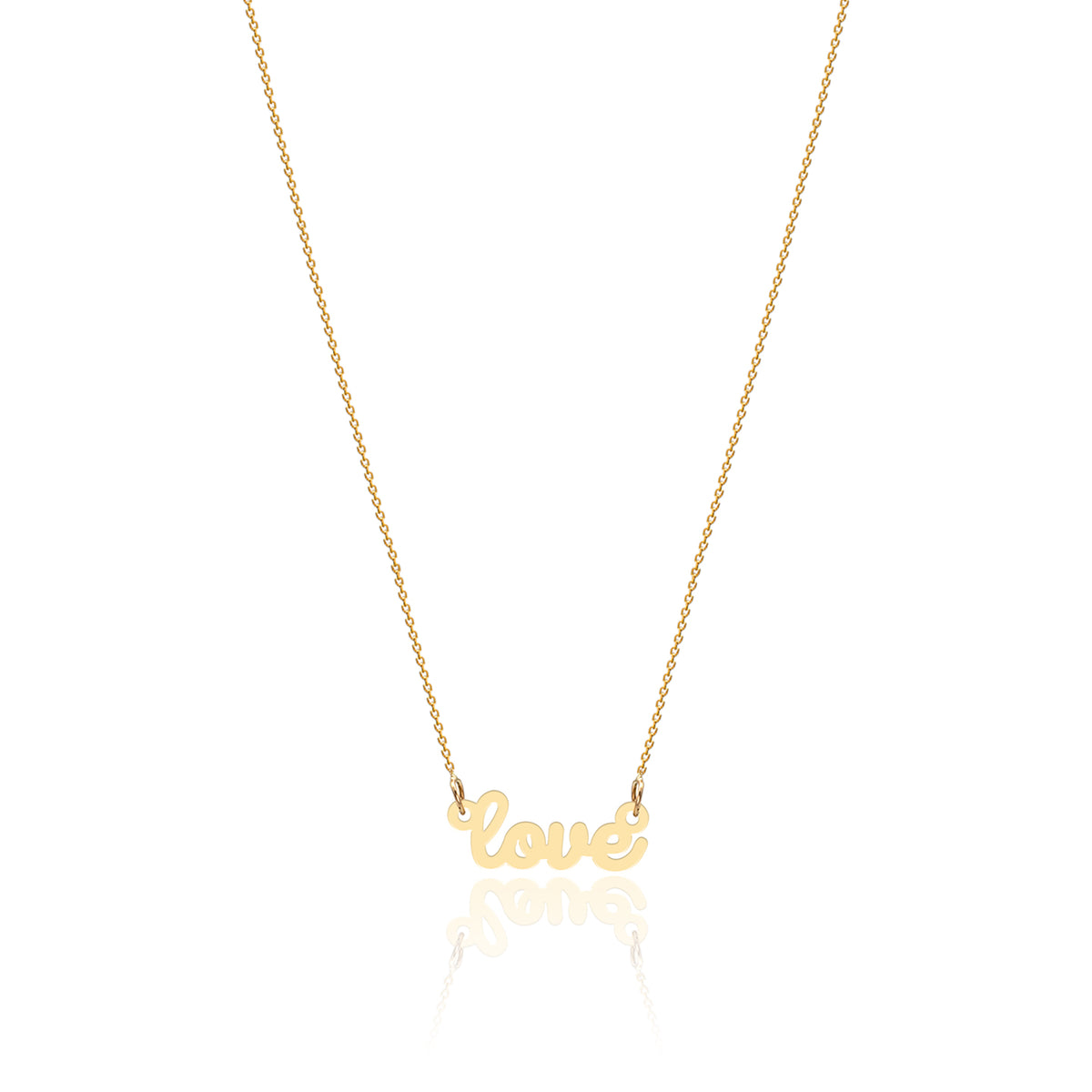 Lantisor argint love Eternity Love - placat cu aur galben 18K