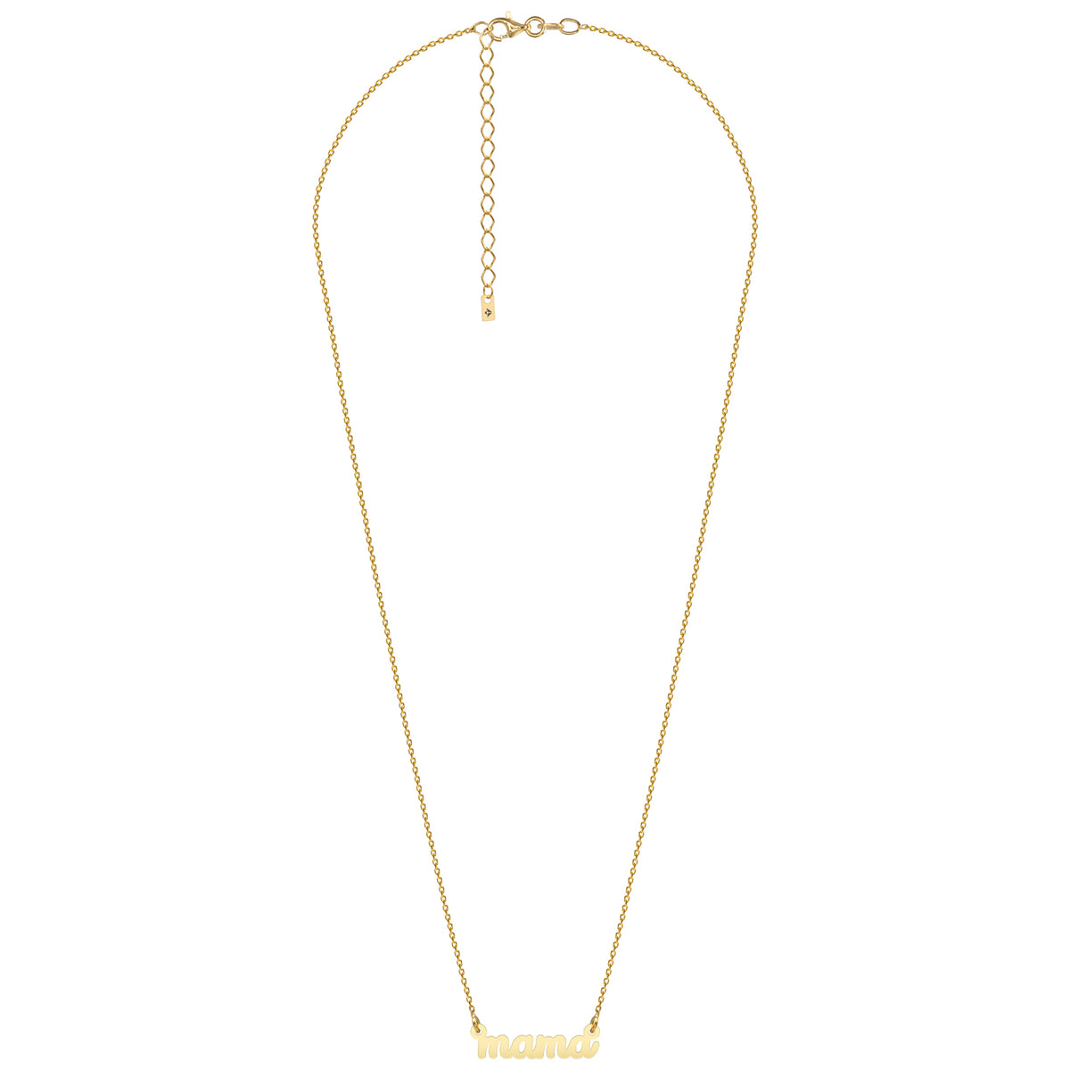 Lantisor argint mama Eternal Bond -  placat cu aur galben 18K