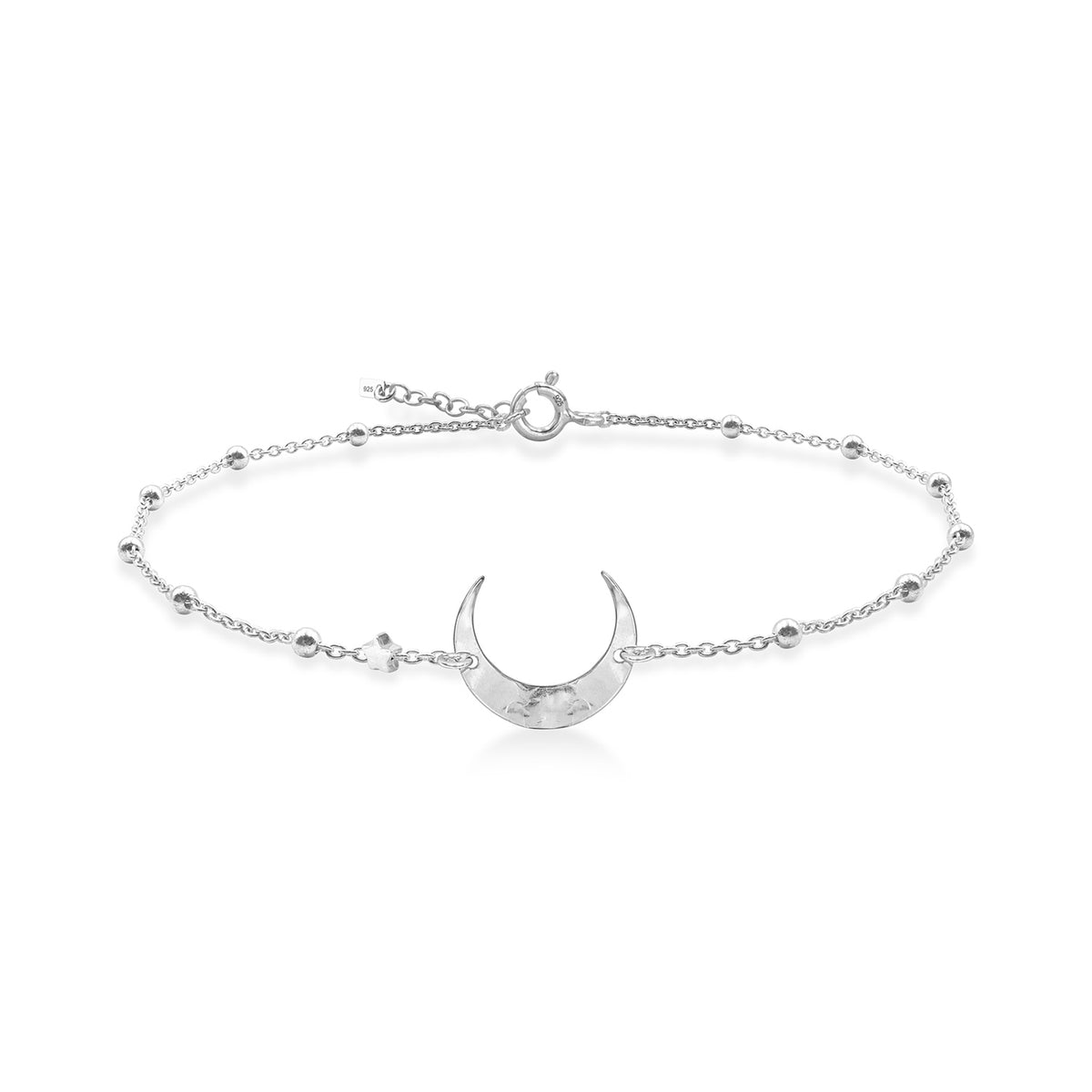 Bratara argint luna si stea Crescent Moon