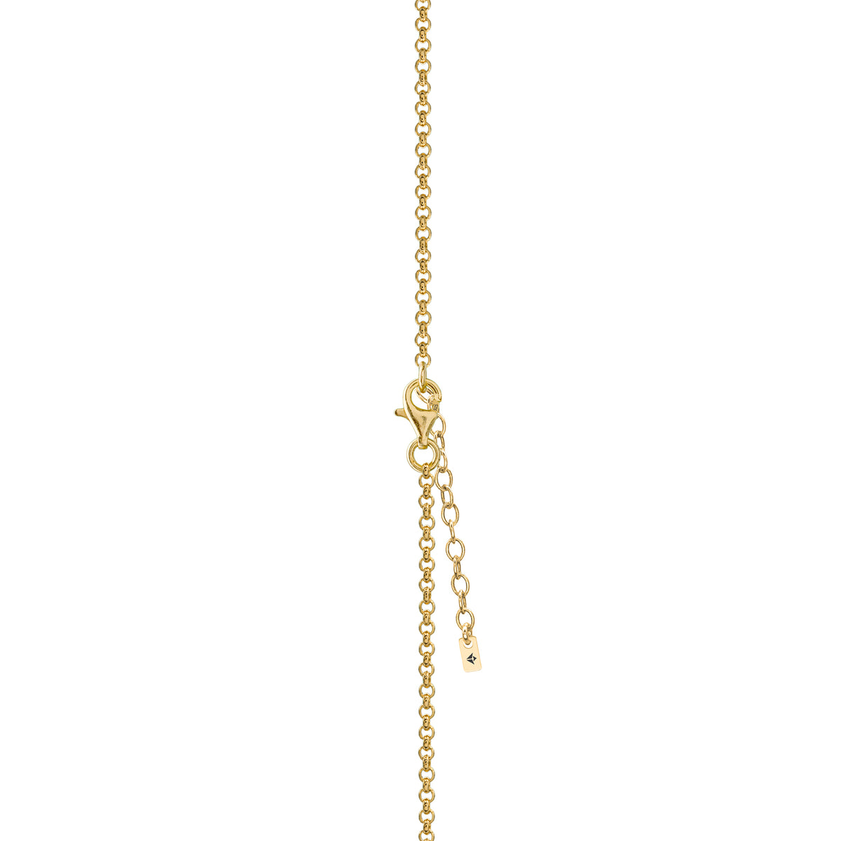 Lantisor argint love All You Need Is... - placat aur galben 18K