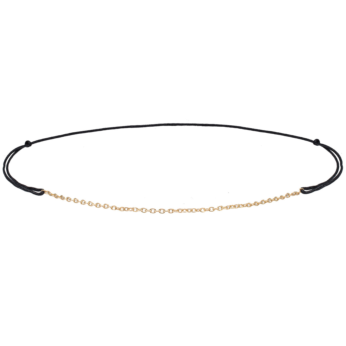 Bratara de picior argint Sweet Soul - placata aur galben 18K