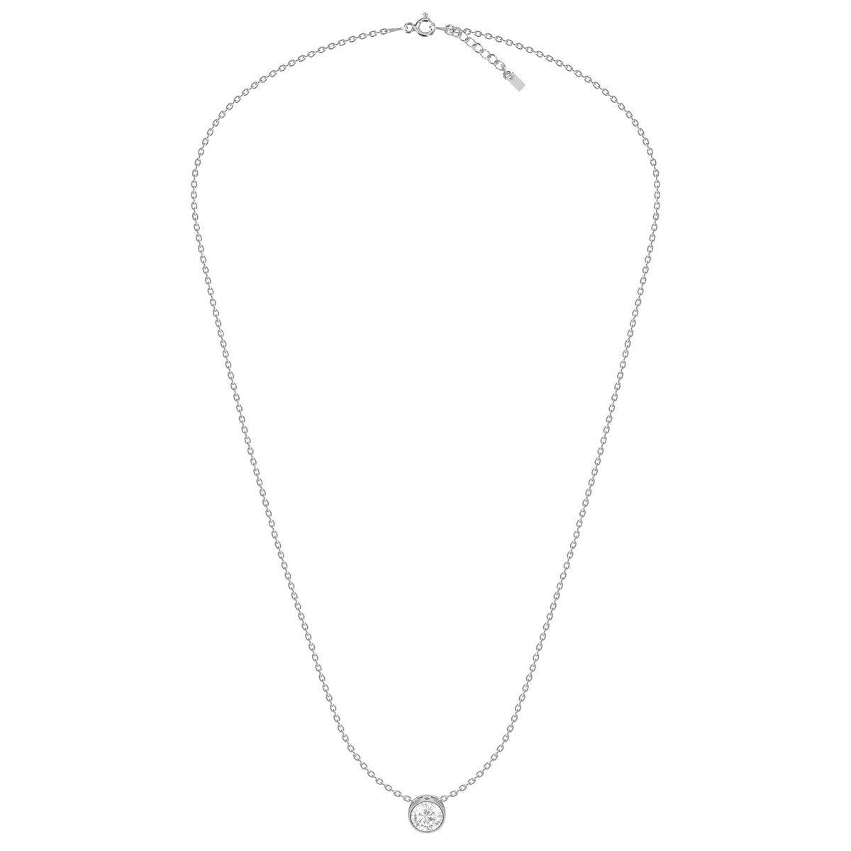 Lantisor argint Swarovski Sparkle