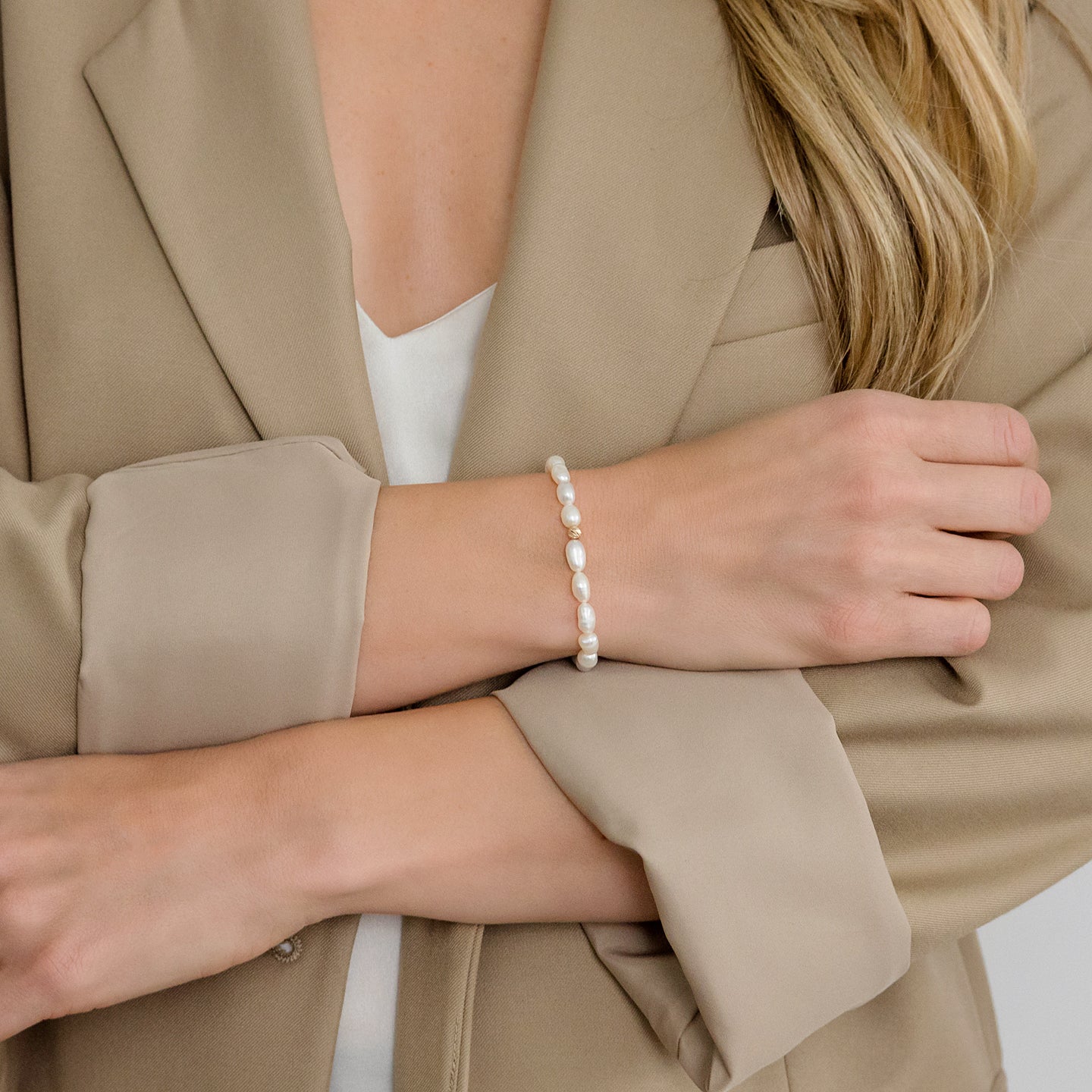 Bratara perle aur Classy One Gold