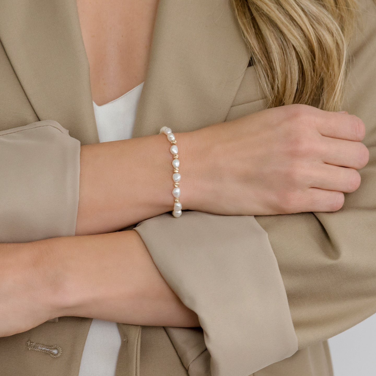Bratara perle aur Classy Five Golds