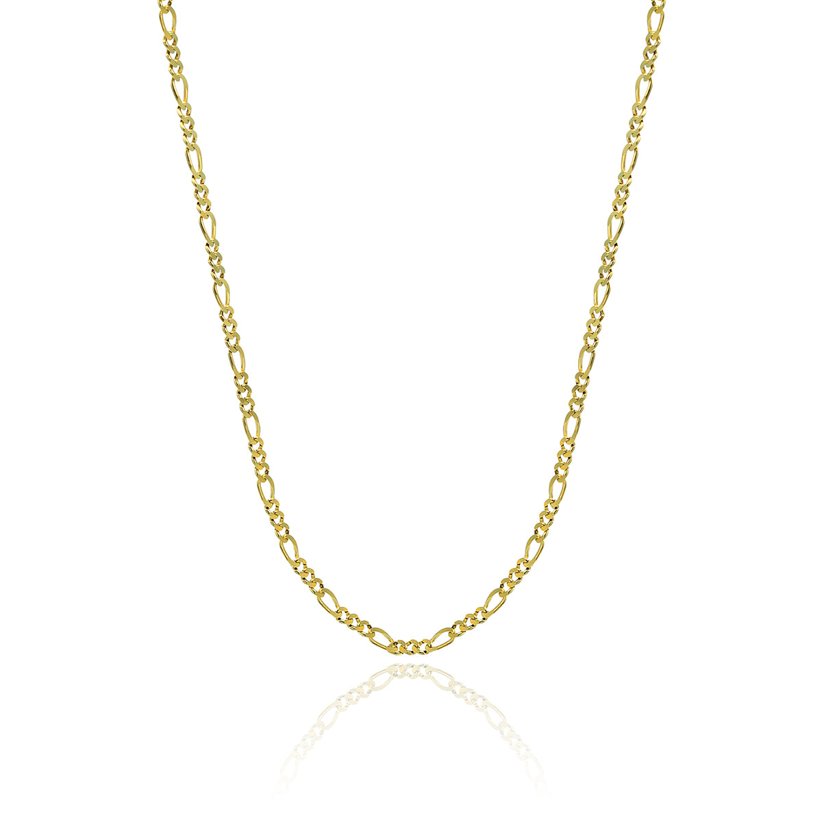 Lant argint barbati Ray - placat aur galben 18K