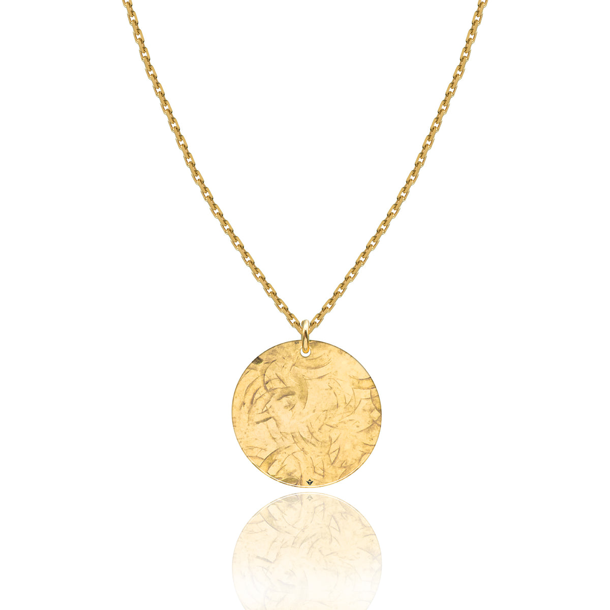 Lantisor argint Castles in the Sky - placat aur galben 18K