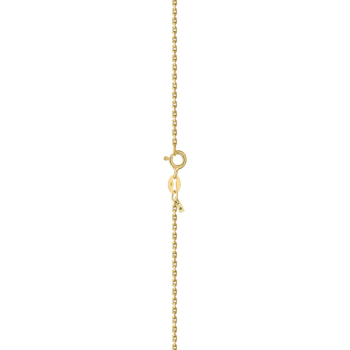 Lantisor argint Castles in the Sky - placat aur galben 18K