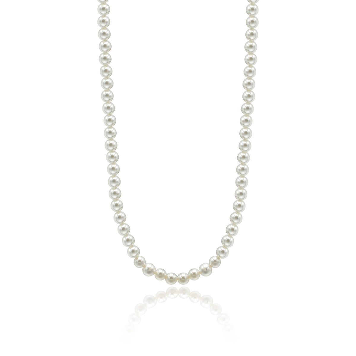 Colier lung perle scoica si argint Mermaid Pearls