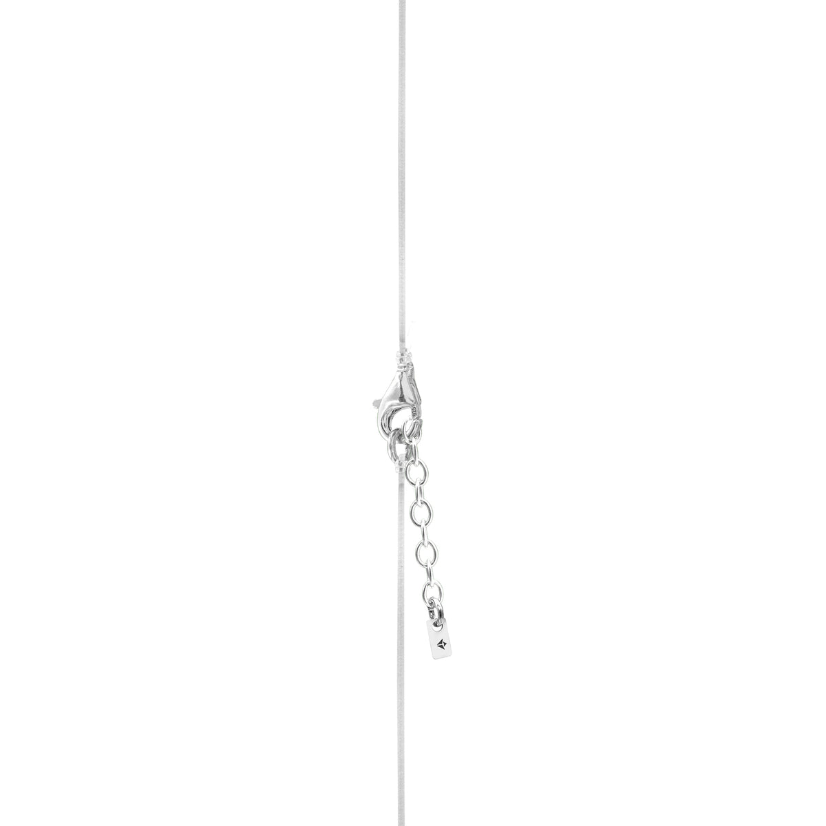 Lantisor cu fir transparent si pandantiv argint Clear Mind
