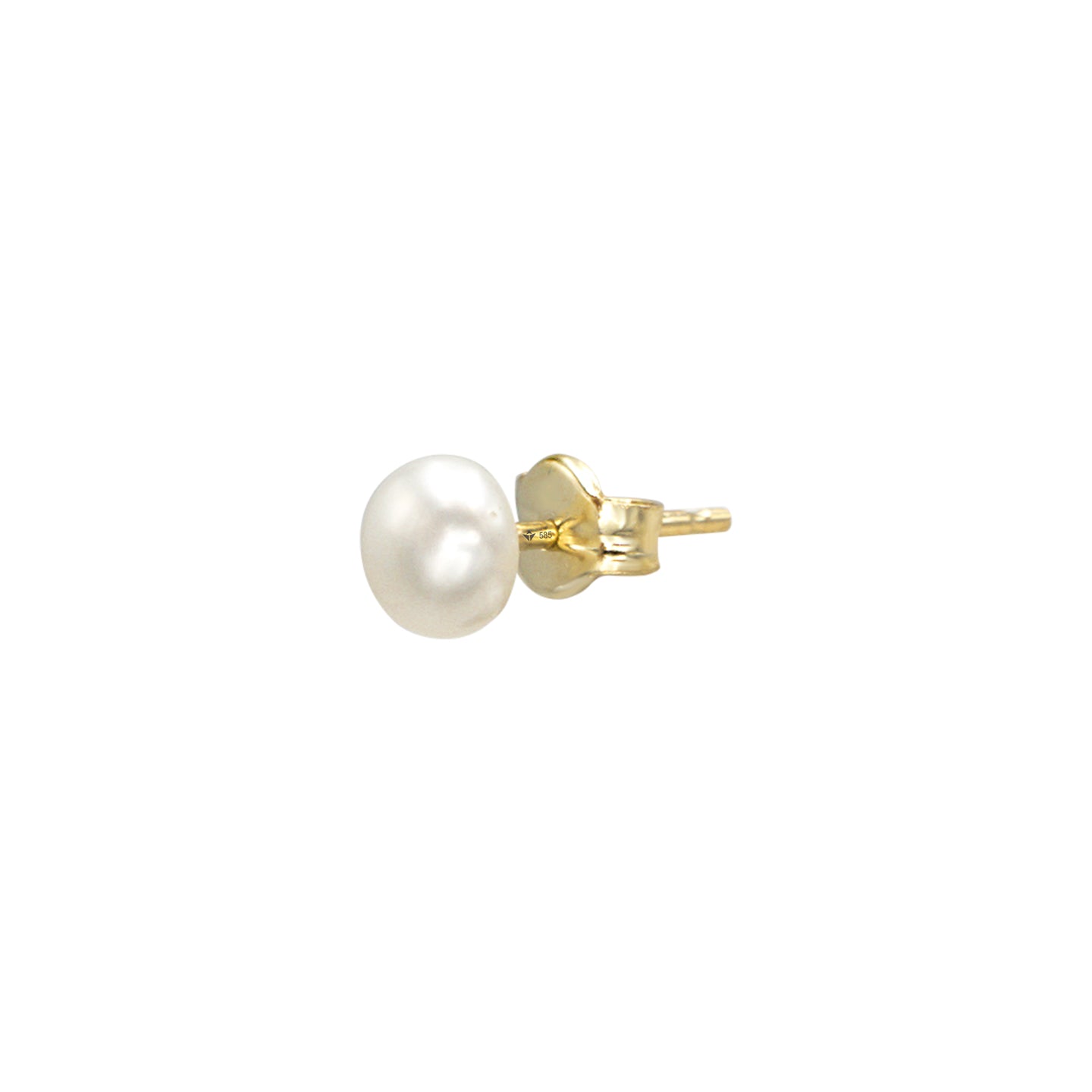 Cercei aur cu perle Classic