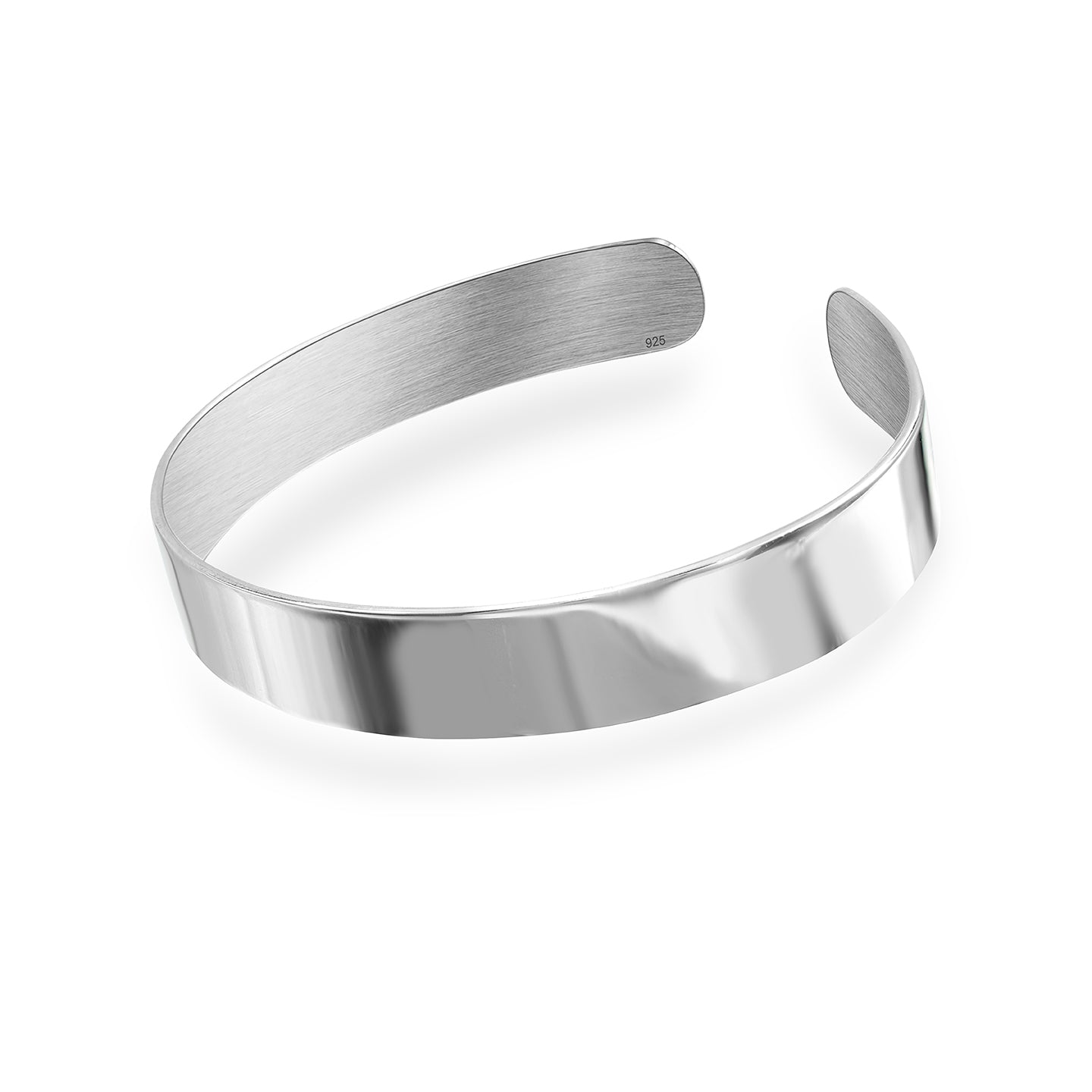 Bratara fixa argint Cuff Bangle