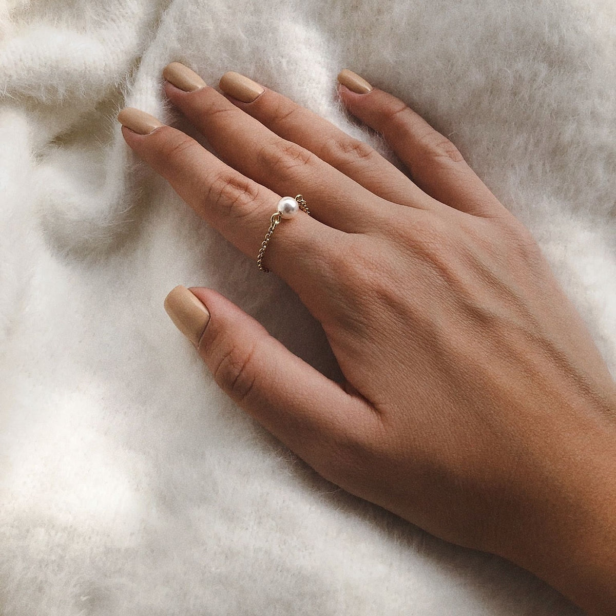 Inel argint cu perla Pearl Me Up