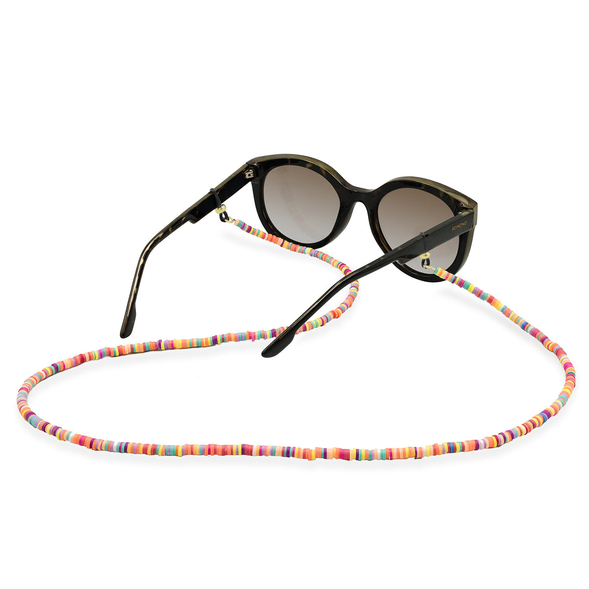 Lant ochelari argint Rainbow - placat aur galben 18K