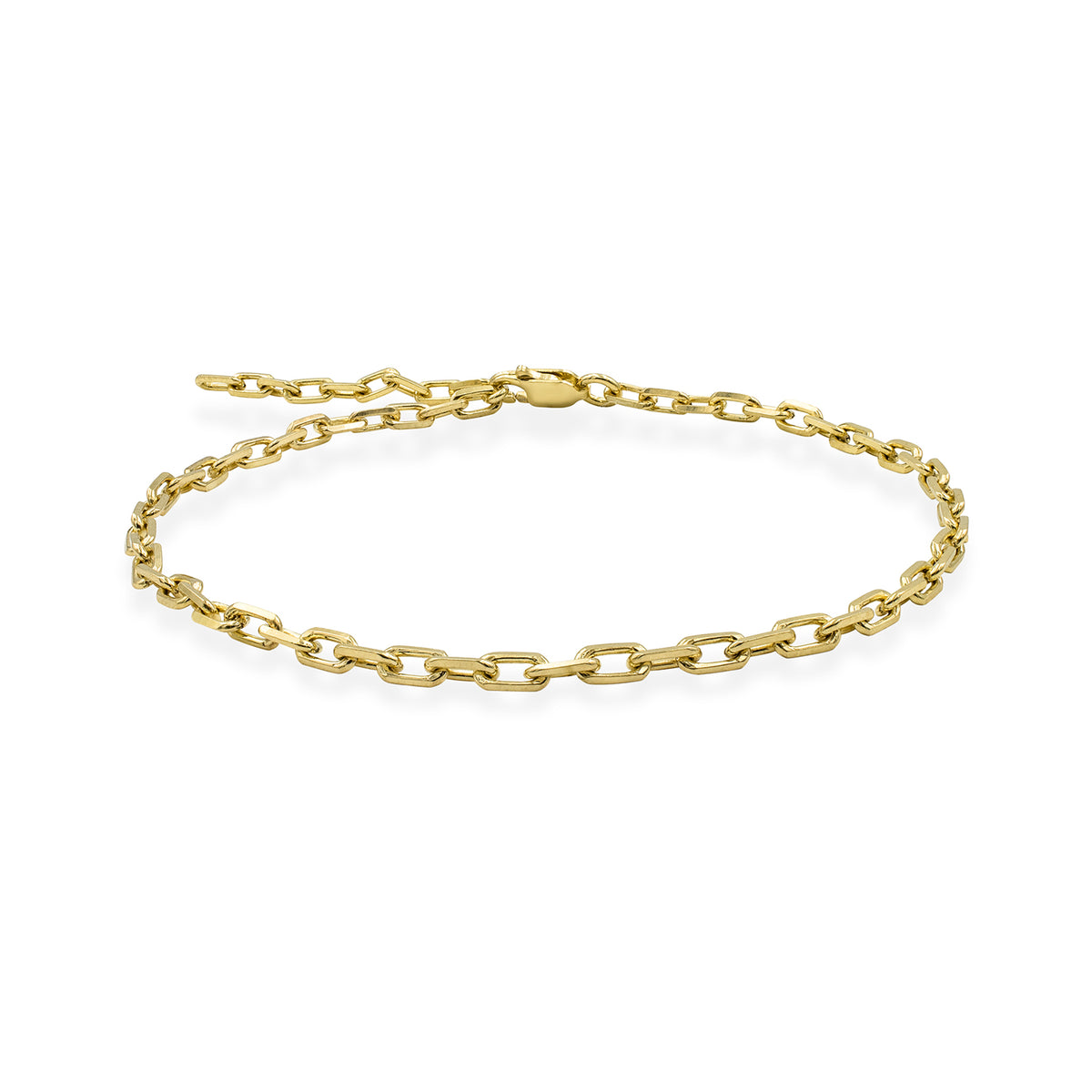 Bratara argint lant Do or Do Not - placata aur galben 18K