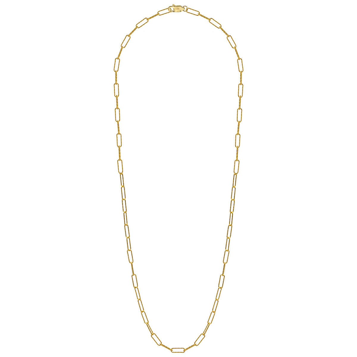Lantisor argint Minimalist Hardwear Spark - placat aur galben 18K