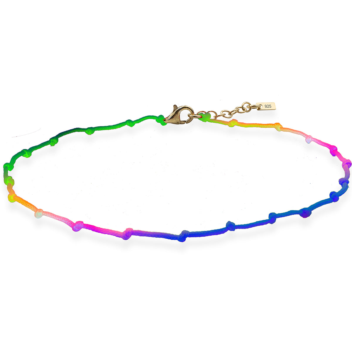Bratara de picior argint Untold Vibes - placata aur galben 18K