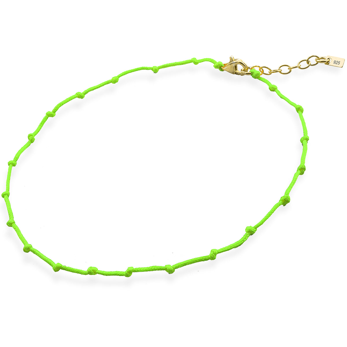 Bratara de picior argint Untold Vibes - placata aur galben 18K