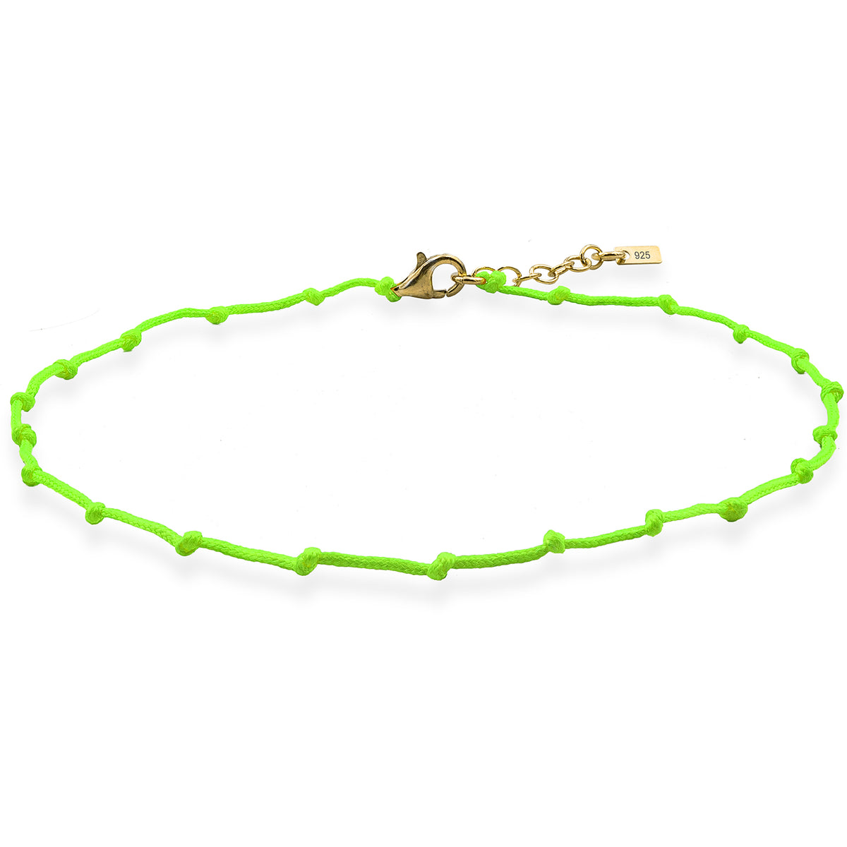 Bratara de picior argint Untold Vibes - placata aur galben 18K