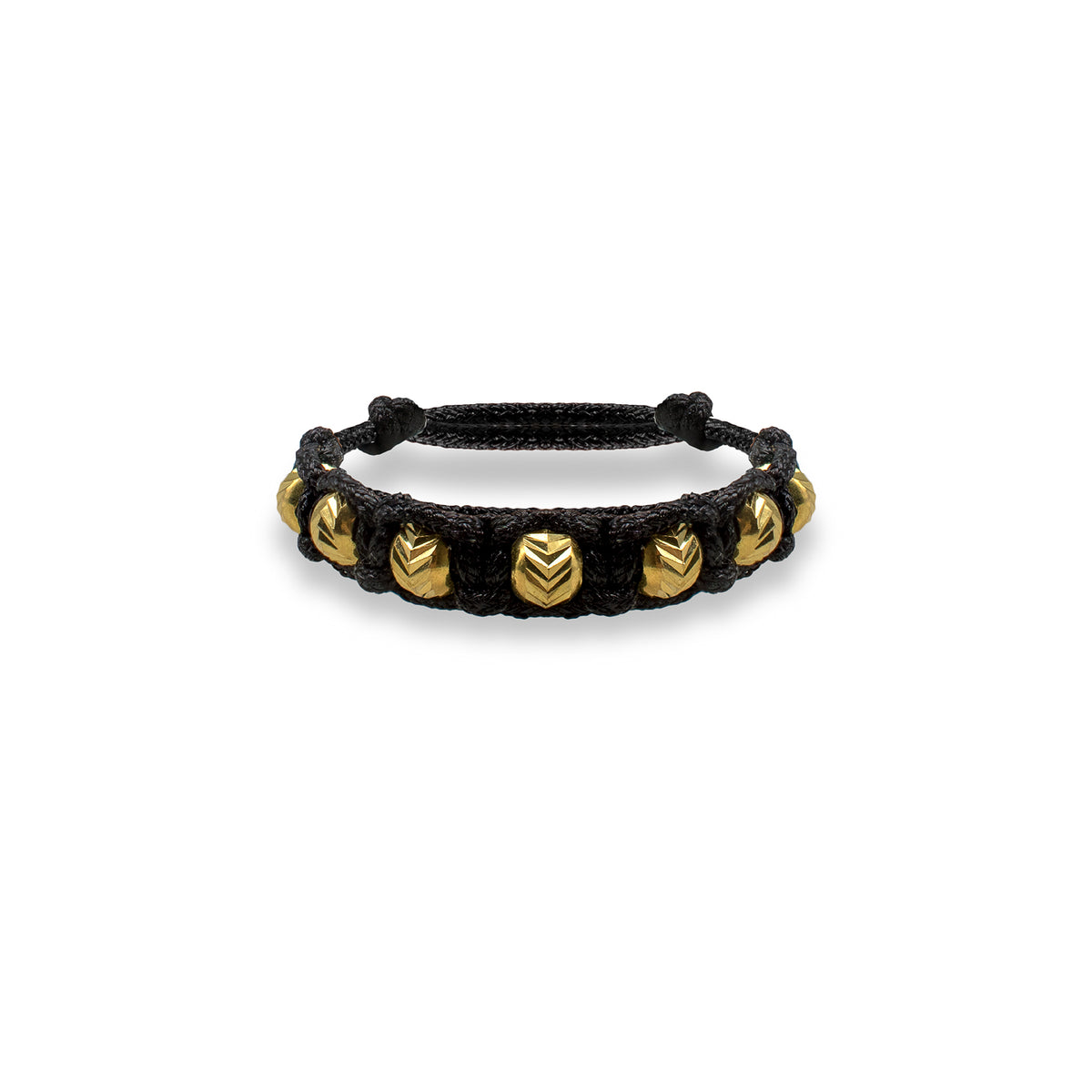Inel snur reglabil argint Seven Seconds - placat aur galben 18K