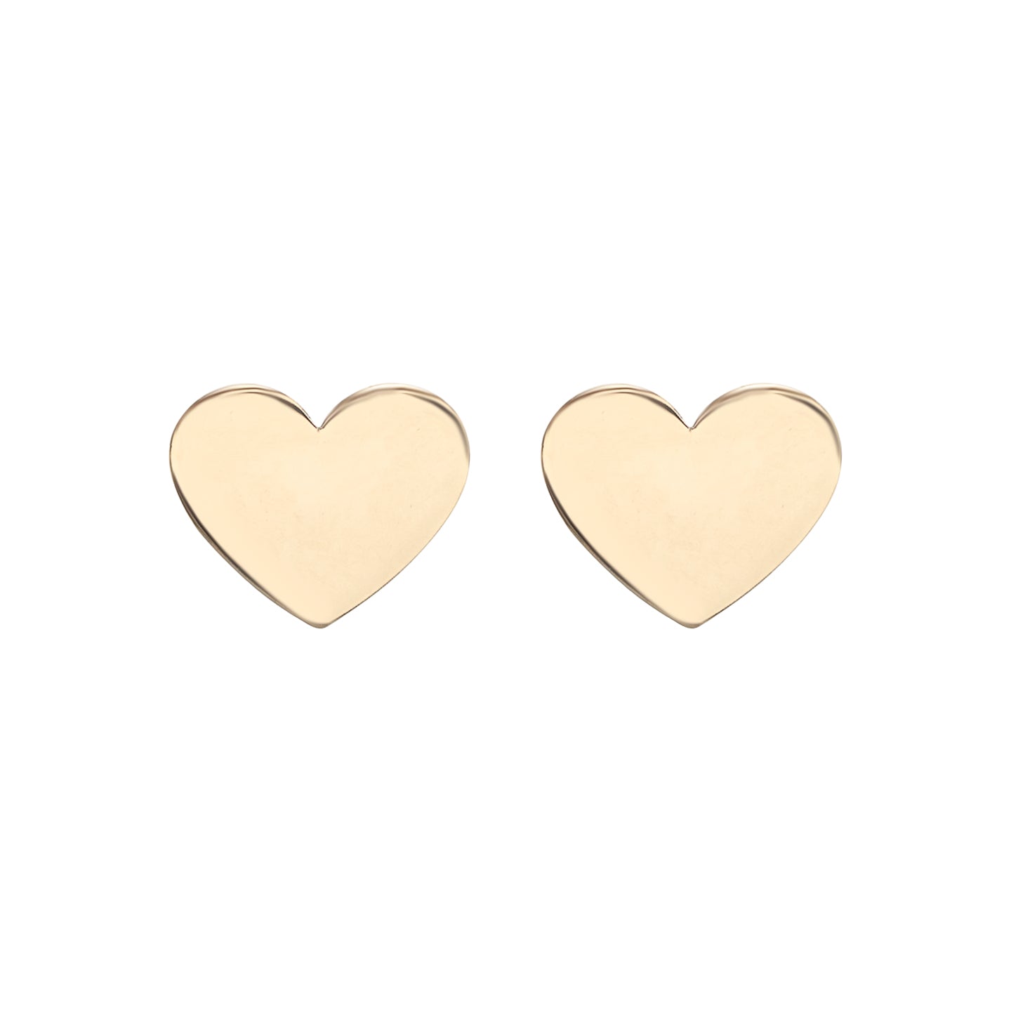 Cercei aur inima Golden Heart